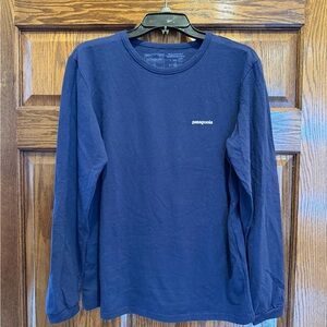 Patagonia Men's Deep Blue Long Sleeve Tee